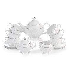 Сервиз чайный из фарфора, 15 предметов, Суфле ПС0011-04