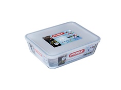Контейнер с крышкой Pyrex Cook Freez 25x19x8cm 2.6L 243P000