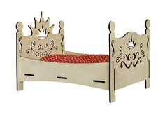 Сборная модель Орландо Лежак для животных Кроватка с короной 038009лжк002 Orlando