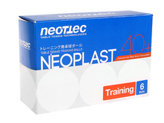 Мячи для настольного тенниса Neottec Neoplast 6шт White