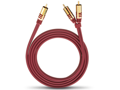 Аксессуар Oehlbach NF Y-Sub RCA - 2xRCA 3m Red 20563