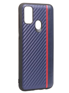 Чехол G-Case для Samsung Galaxy M21 Carbon Dark Blue GG-1245