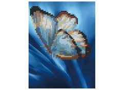 Набор для творчества Molly Картина мозаикой Бабочка на синем 15x20cm KM0734