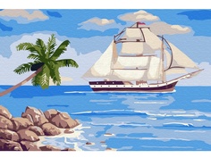 Картина по номерам Набор юного художника Molly Кругосветное плавание 20x30cm KH0884