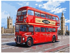 Картина по номерам Картина по номерам Molly Автобус Лондона 30x40cm KK0650