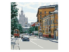 Картина по номерам Картина по номерам Котеин Московская улица 30x30cm KHM0042
