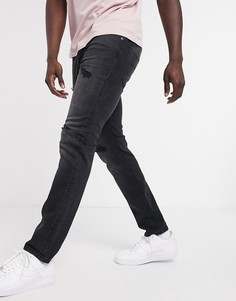 Черные узкие джинсы с рваной отделкой Jack & Jones Intelligence-Черный