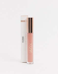Увеличивающий объем блеск для губ Iconic London (Nearly Nude)-Розовый цвет
