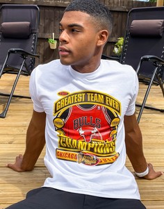 Белая футболка Mitchell & Ness NBA Chicago Bulls The Last Dance 96-Белый