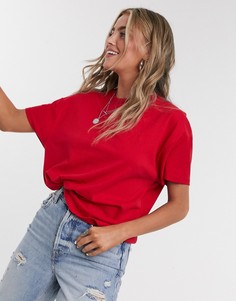 Красная футболка Topshop-Красный
