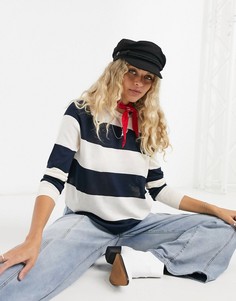 Свитшот в полоску с круглым вырезом Vero Moda-Мульти