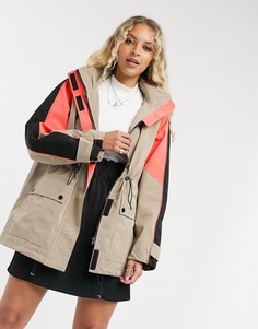 Светло-коричневая парка Vero Moda-Коричневый