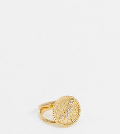 Позолоченное кольцо с созвездием Андромеды Reclaimed Vintage inspired-Золотой