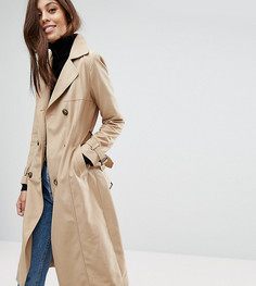 Двубортный макинтош New Look-Бежевый