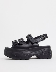 Черные сандалии на платформе Koi Footwear-Черный цвет