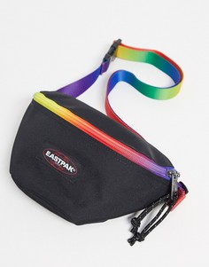 Черная сумка-кошелек с радужной отделкой Eastpak Springer x Pride-Многоцветный