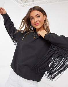 Черный топ с круглым вырезом Levis
