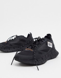 Черные кроссовки Reebok Training Zig Kinetica Horizon Charli Cohen-Черный