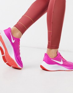 Розовые кроссовки Nike Running Air Zoom Pegasus 37-Розовый
