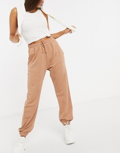 Бежевые джоггеры в стиле oversized от Missguided-Neutral