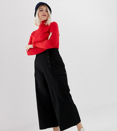 Широкие брюки чиносы с карманами ASOS DESIGN Curve-Черный