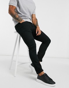 Черные джинсы скинни Burton Menswear-Черный цвет