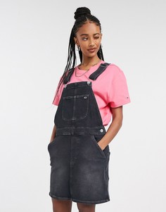 Черный джинсовый сарафан Tommy Jeans