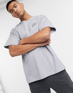 Голубая футболка Nike-Темно-синий