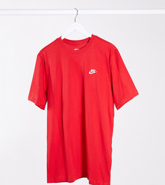 Красная футболка Nike Tall club-Красный