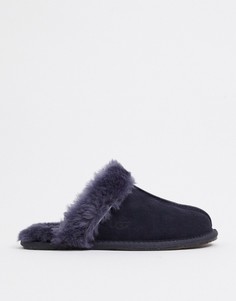 Темно-синие слиперы UGG-Темно-синий
