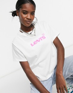 Белая футболка в университетском стиле Levis-Белый
