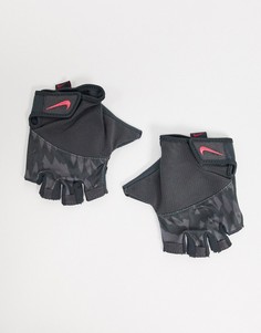 Серые женские спортивные перчатки Nike Training-Серый