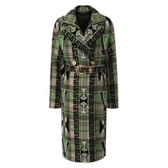 Шерстяное пальто Versace