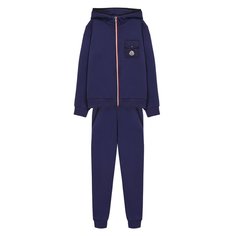 Хлопковый комплект из кардигана и брюк Moncler Enfant