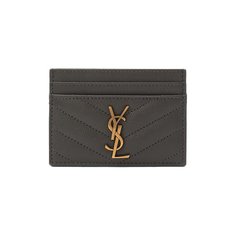 Кожаный футляр для кредитных карт Saint Laurent