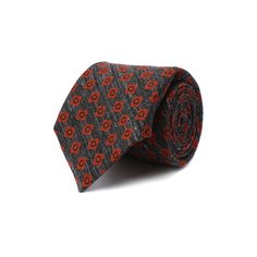 Галстук из шерсти и шелка Kiton
