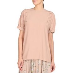 Рубашка №21 G191 бежево-розовый