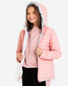 Розовая утепленная куртка для девочки Gloria Jeans