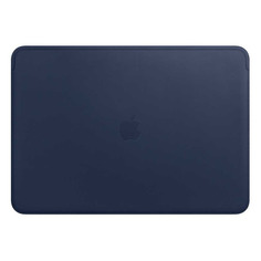Чехол для ноутбука 15" Apple Leather Sleeve, темно-синий, MacBook Pro 15 [mrqu2zm/a]