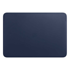 Чехол для ноутбука 16" APPLE Leather Sleeve, темно-синий, MacBook Pro 16 [mwvc2zm/a]