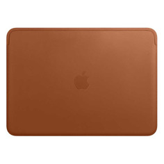 Чехол для ноутбука 13" APPLE Leather Sleeve, коричневый, MacBook Pro 13/MacBook Air 13 [mrqm2zm/a]