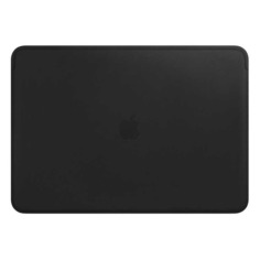 Чехол для ноутбука 15" APPLE Leather Sleeve, черный, MacBook Pro 15 [mtej2zm/a]