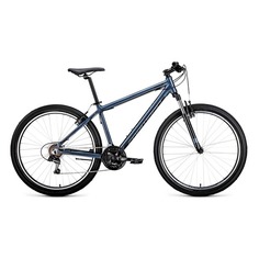 Велосипеды Велосипед Forward Apache 1.0 (2020) горный рам.:19" кол.:27.5" серый/черный 14.9кг (RBKW0M67Q021)