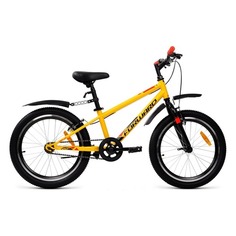 Велосипед Forward Unit 1.0 (2020) горный кол.:20" желтый 11.7кг (RBKW01N01002)