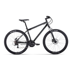 Велосипеды Велосипед Forward Sporting 3.0 Disc (2020) горный рам.:19" кол.:27.5" черный 16.5кг (RBKW0MN7Q006)