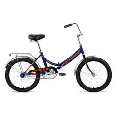 Велосипеды Велосипед Forward Arsenal 1.0 (2020) городской складной рам.:14" кол.:20" синий/оранжевый 13.9кг (RB