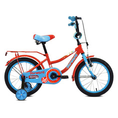 Велосипеды Велосипед Forward Funky (2020) городской кол.:16" красный/голубой 11.2кг (RBKW0LNG1034)