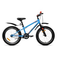 Велосипед Forward Unit 1.0 (2020) горный кол.:20" синий 11.7кг (RBKW01N01003)