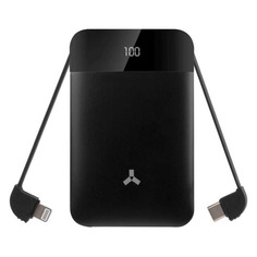 Внешний аккумулятор (Power Bank) Accesstyle Flax 8MP, 8000мAч, черный Noname