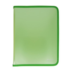 Упаковка папок для тетрадей SILWERHOF Gems 671957, A5, 210х260х25мммм, 1 отделение, пластик, на молнии 4 шт./кор.